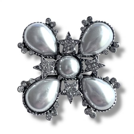 Brosa Vintage Cross Moon [1]