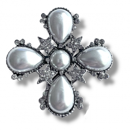 Brosa Vintage Cross Moon [0]