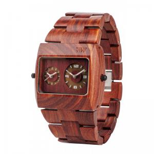 Jupiter Brown Wood Watch for Men - Ceas 100% din lemn lucrat manual [0]