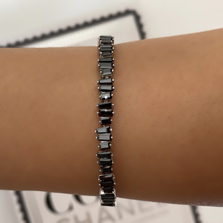 Bratari Mireasa - Brăţară Diamonds Tennis Coco Black