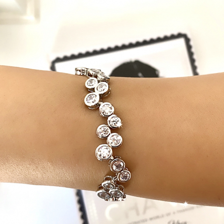 Brăţară Tennis Round Radiant Diamonds [0]