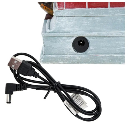 Decorațiune Crăciun – Șemineu cu Moș Crăciun [3]