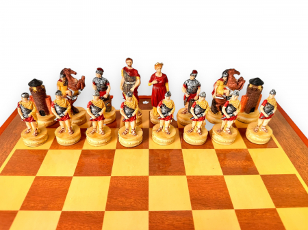 Premium Chess Game, cu figurine lucrate manual Roma Antica [1]