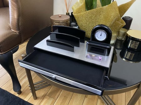 Premium Business Desk Silver [4]