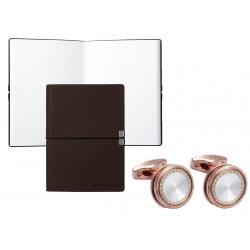 Set Butoni Borealy Grand Duke si Note pad Burgundy Hugo Boss [0]