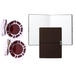 Set butoni Borealy Luxury Dark Red si Note pad Burgundy Hugo Boss [0]