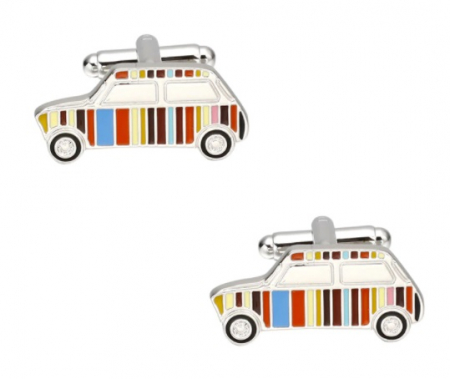 Cadouri Secret Santa - Butoni Color Stripes Car