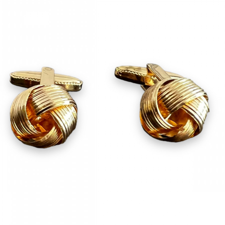 Cadouri Secret Santa - Butoni Knot Twist Gold