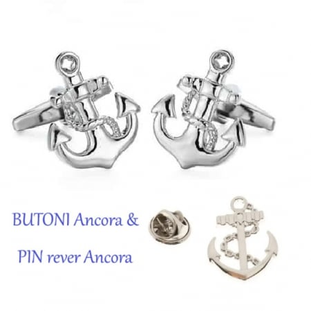 Cadouri Secret Santa - Butoni & Pin de Rever Ancora