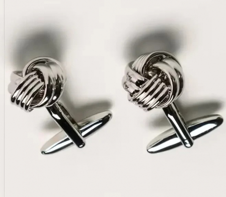 Cadouri Secret Santa - Butoni Elegant Twisted Knot