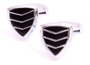 Set Butoni Borealy Silver & Black Triangle si Note pad Black Hugo Boss [1]