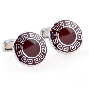 Set Butoni Borealy Men Luxury Round si Note Pad Burgundy Hugo Boss [1]