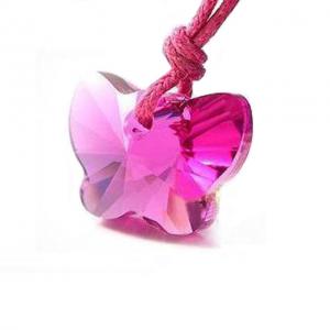 Colier Borealy 18 mm Butterfly Fuchsia [1]