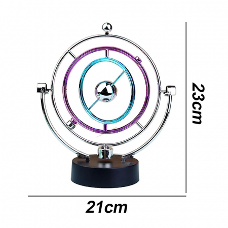 Cadou Birou Perpetuum Mobile Orbita cu baterii - Multicolor [2]