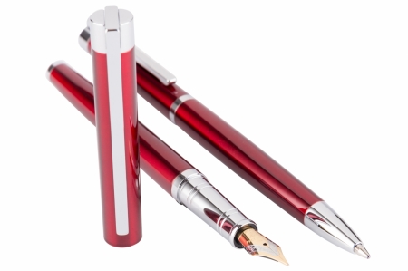 Cadou Business Woman Bordeaux Pix si Stilou Penita Placata Aur 18 K [1]