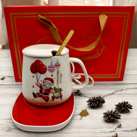 Cadou Crăciun Cana Craciun cu incalizitor si lingurita [0]