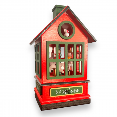 Cadouri de Lux - Cadou Craciun Casuta cu Carusel Muzical Christmas