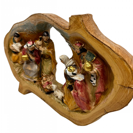 Cadou Craciun Rustic Decoratiune Scena Nasterea Domnului [1]