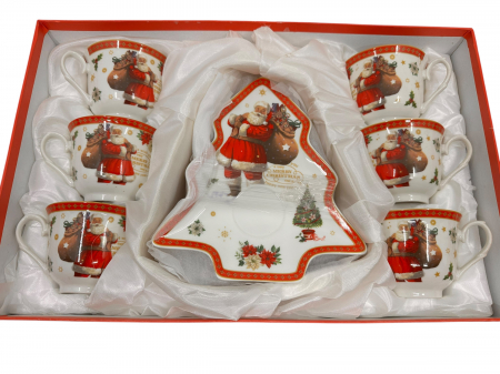 Cadou Crăciun Set 6 Căni Santa Merry Christmas [1]
