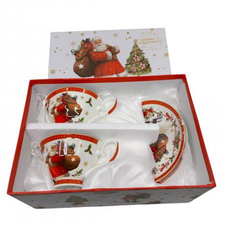 Cadou Crăciun Set Căni Merry Christmas [5]