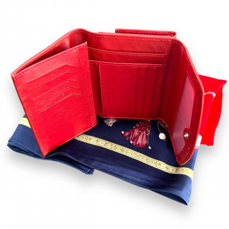 Cadou esarfa si portofel Rouge piele naturala [1]