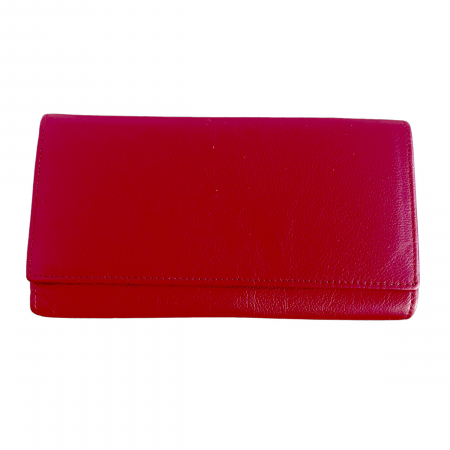 Cadou Femei Portofel Dublu Red - piele naturala [3]