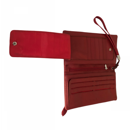 Cadou Femei Portofel Exquisite Red - piele naturala [2]