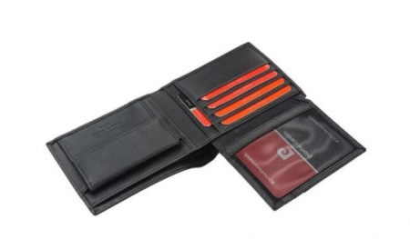 Gentleman Cadou Portofel Pierre Cardin piele naturala cu protectie RFID & Cravata Matase Naturala [2]