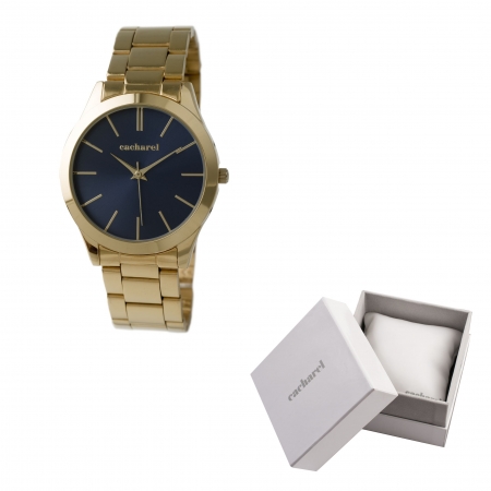 Ceas Gold Beaubourg Cacharel & Cercei Borealy Diamonds One Gold Cadou Valentines Day [4]