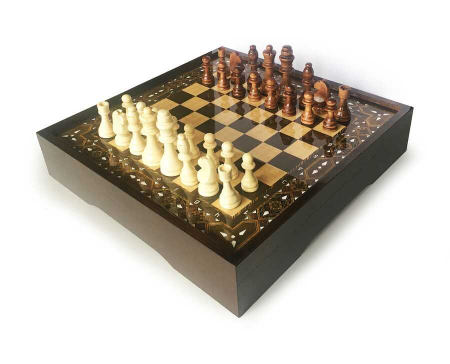 Joc de SAH PREMIUM din lemn nuc [7]