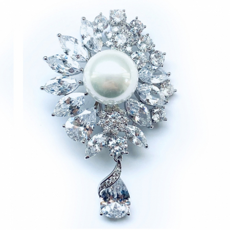 Cadou Pix Cacharel Aqua Grey & Brosa Pearl Blooming [2]
