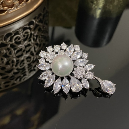 Cadou Pix Cacharel Aqua Grey & Brosa Pearl Blooming [4]