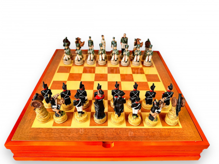 Luxury Chess Game, cu piese lucrate manual, in forma de soldati din armata lui Napoleon [0]