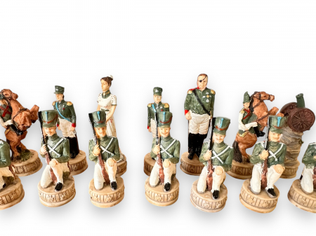Luxury Chess Game, cu piese lucrate manual, in forma de soldati din armata lui Napoleon [7]