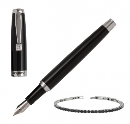Cadou Style Diamonds Stilou Ungaro Carrare + Cadou Bratara Tennis Black [0]