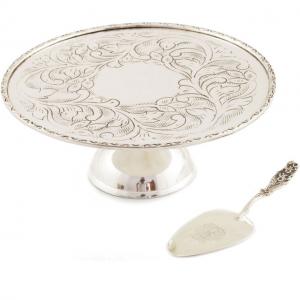 Paletă de Tort Silver, Sheffield by Chinelli - made in Italy - 13 cm [4]