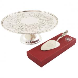 Paletă de Tort Silver, Sheffield by Chinelli - made in Italy - 13 cm [3]