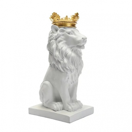 Cadou White Lion, 35 cm inaltime [1]