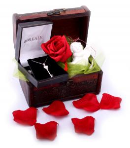 Cadou Angel of Love & Key Pendant Argint 925 [0]