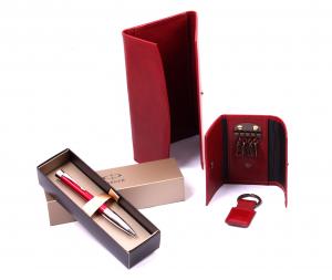 Cadou Business Woman set accesorii piele naturala & Parker [0]