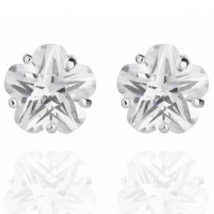 Cercei Borealy Sapphire Studs Flower Cut [0]