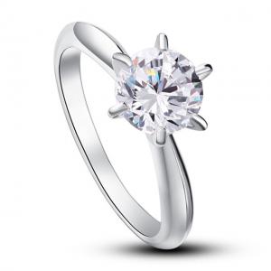 Inel Borealy Argint 925 Solitaire Lux Simulated Diamond Marimea 6 [0]