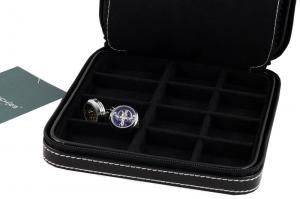 Cutie de Butoni de Lux din Piele Naturală London by Friedrich - Made in Germany [1]