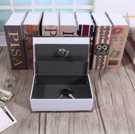 Seif in forma de Carte - Flowers - Big size: 24 x 15,5 x 5,5 cm [3]