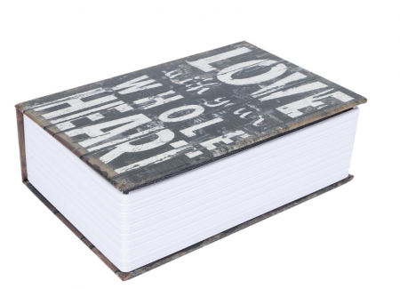 Seif in forma de Carte - Love - Medium size 18 x 12 x 5,5 cm [4]