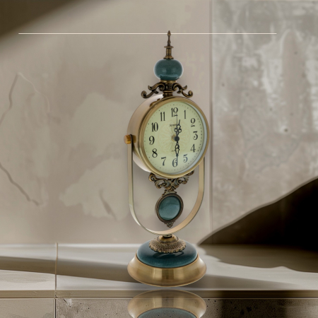 Ceas Luxury Retro Marble cu pendul [5]