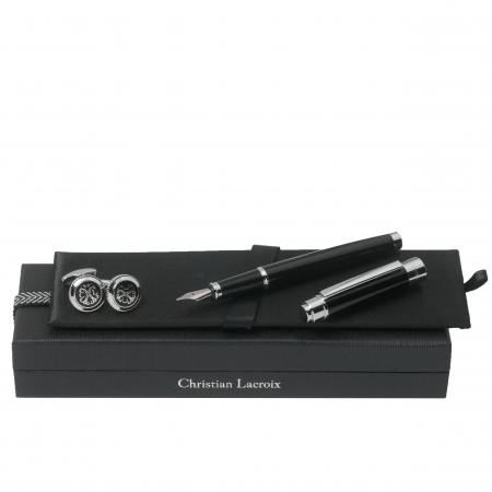 Set Black Executive Stilou si Butoni Christian Lacroix & Batista Matase Borealy [0]