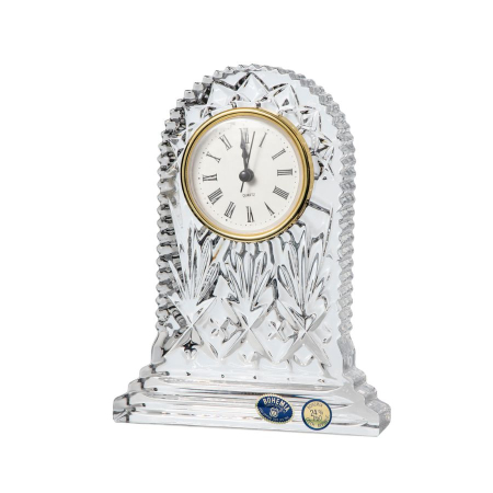 Cadouri si Suveniruri Surpriza, Ideale, Simple, Dragute, Frumoase - Ceas de masa din Cristal de BOHEMIA - 17,5 cm