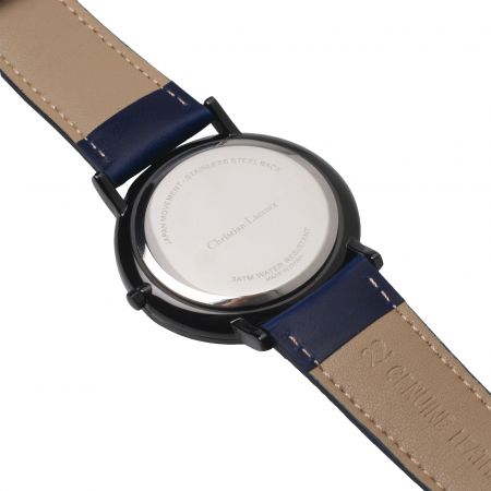 Ceas Even Blue Christian Lacroix piele naturala & Batista Matase Naturala Borealy [2]