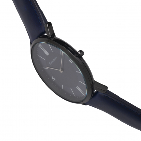 Ceas Even Blue Christian Lacroix piele naturala & Batista Matase Naturala Borealy [3]